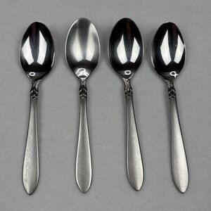 Oneida Simba-Jacqueline Stainless Steel Soup Spoons Set of 4